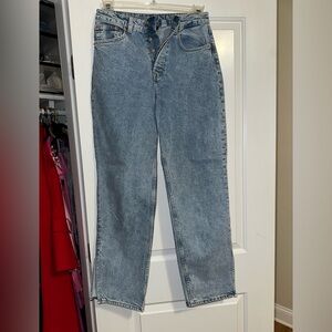 H&M slit hem jeans